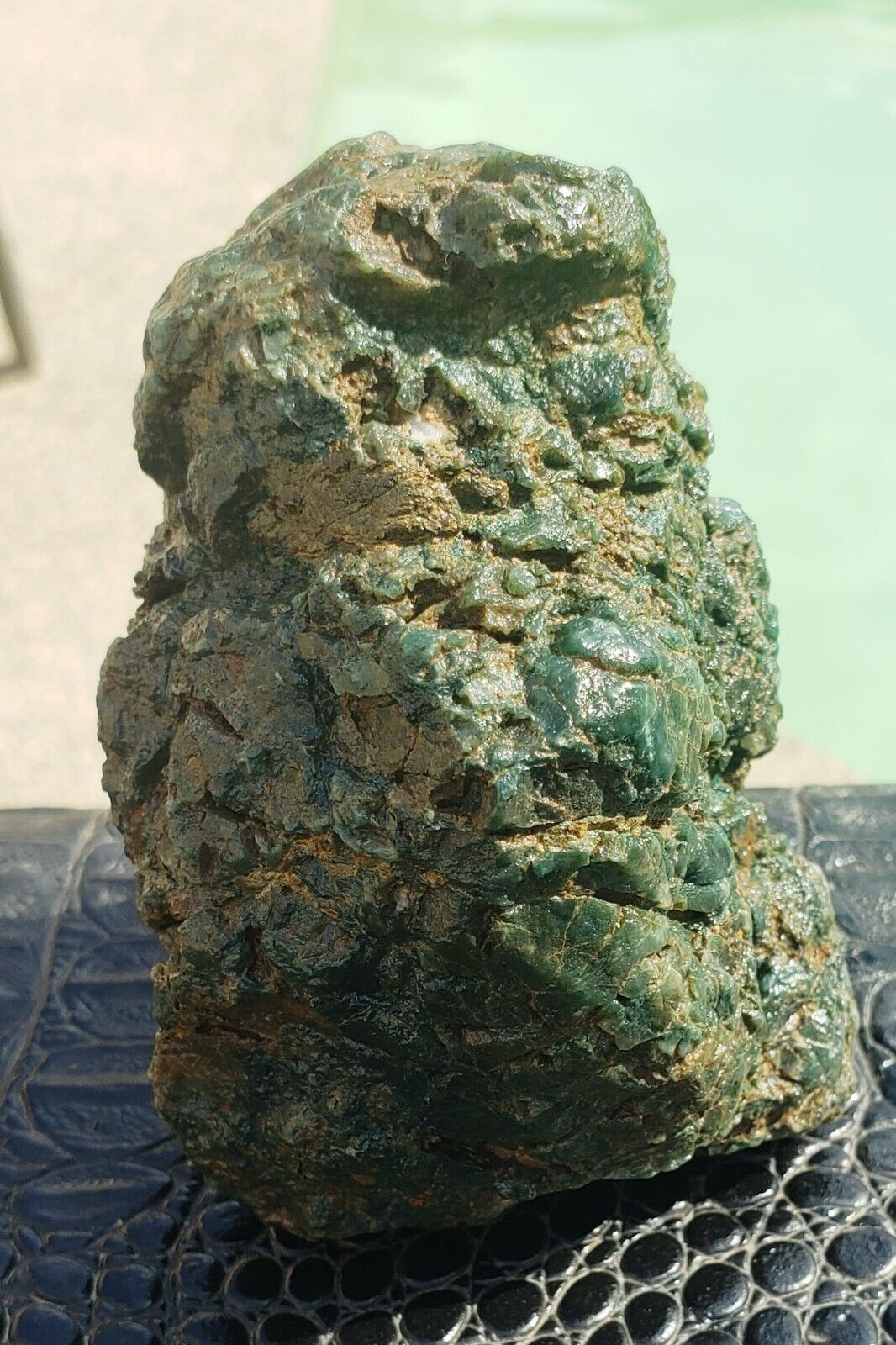 Gorgous Green Rough Natural Jasper/Agate Translucency A+