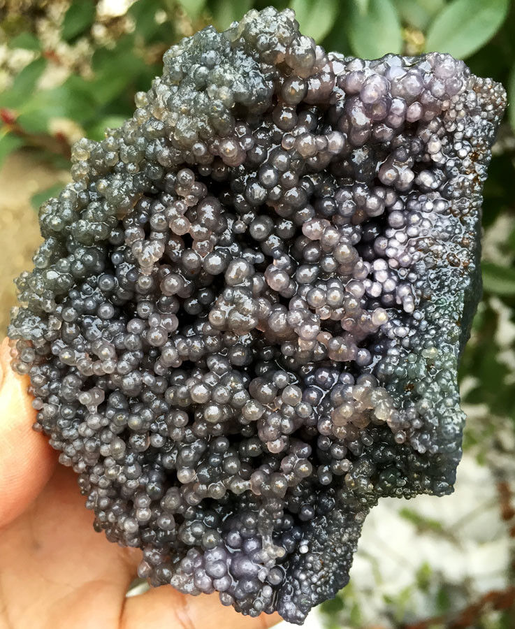 608g Natural Botryoidal Chalcedony Purple Grape Agate Specimen ip1202