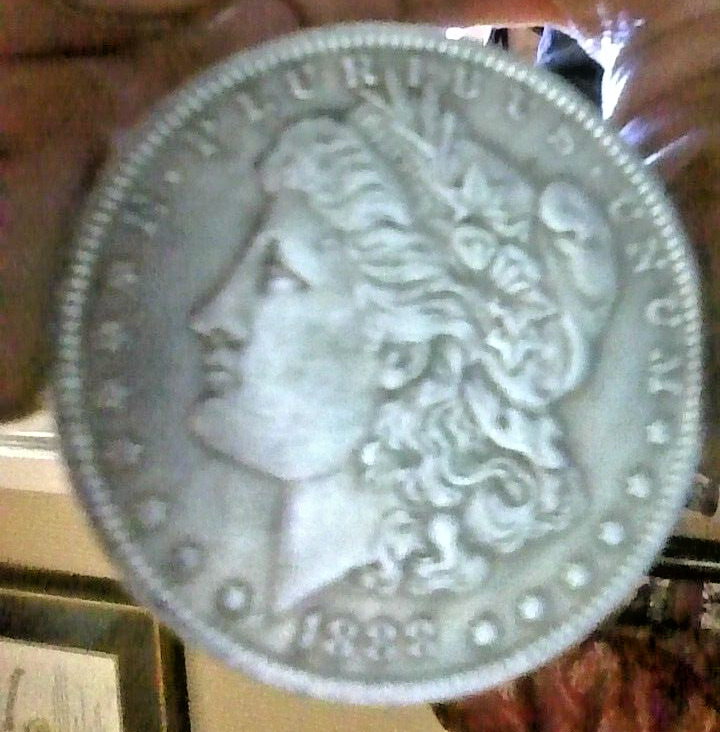 1888 Morgan Silver Dollar Double Headed Replica Coin Outstanding Quality