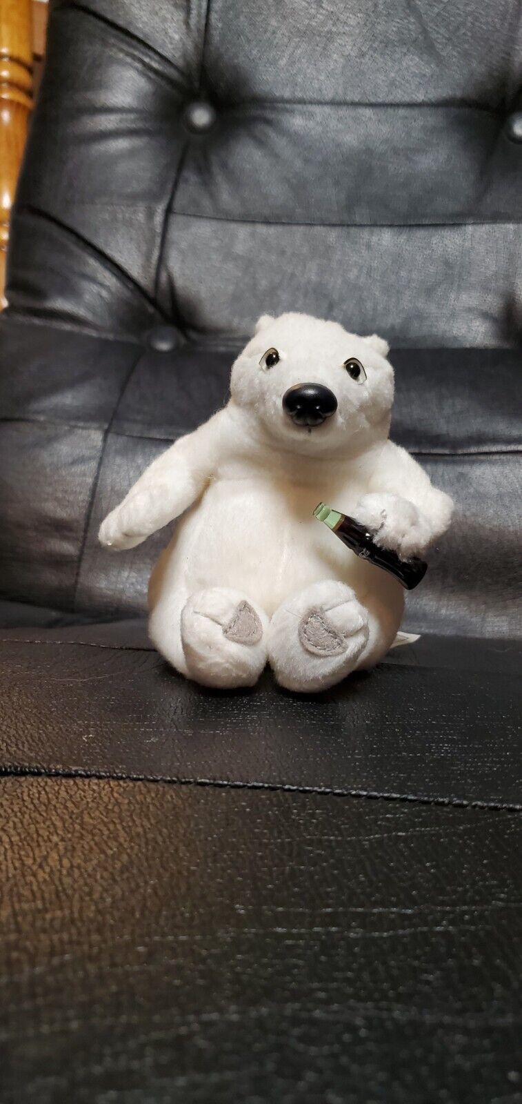  Coca Cola Polar Bear Plush Collection Drinking Soda Bottle 6”