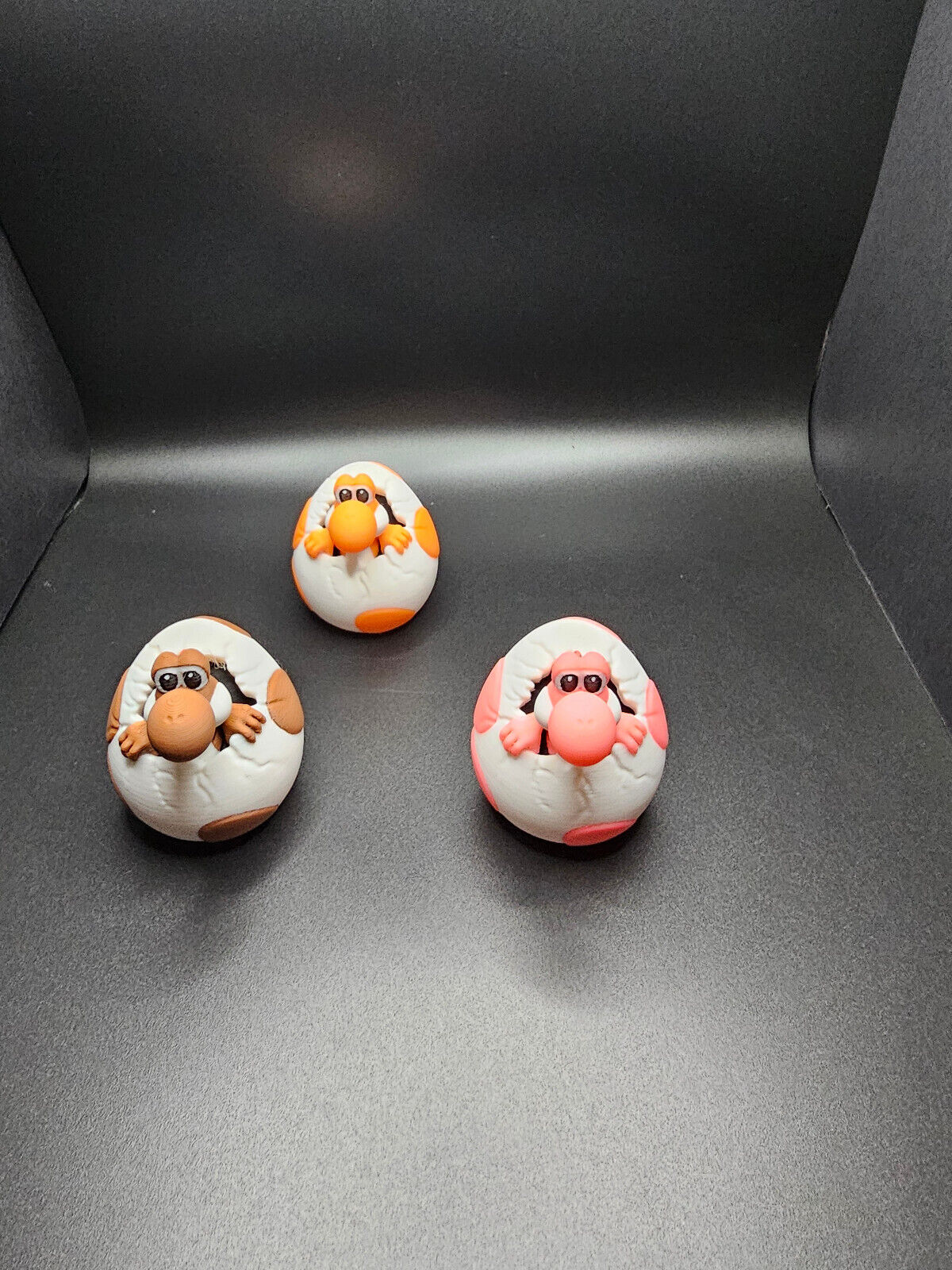 Yoshi Egg 3D Printed (Multi Color)