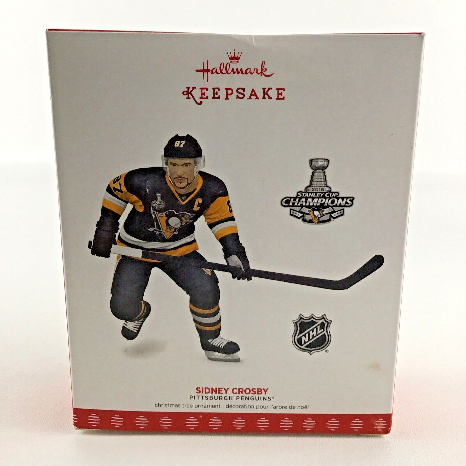 Hallmark Keepsake Ornament Hockey NHL Pittsburgh Penguins Sidney Crosby New 2017