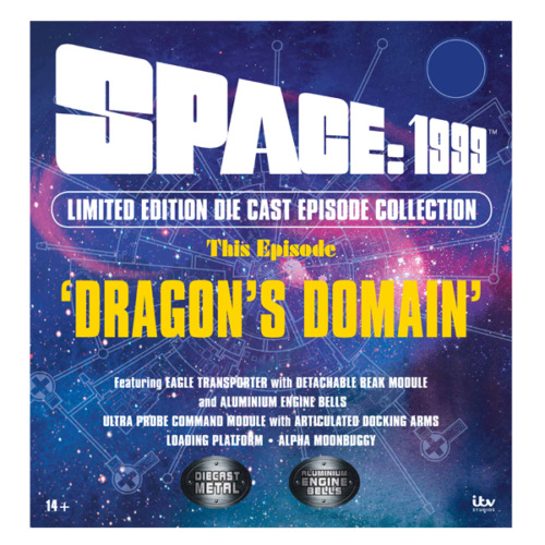 SPACE 1999 DIE CAST SET – DRAGONS DOMAIN Eagle Transporter & Ultra Probe 16/12