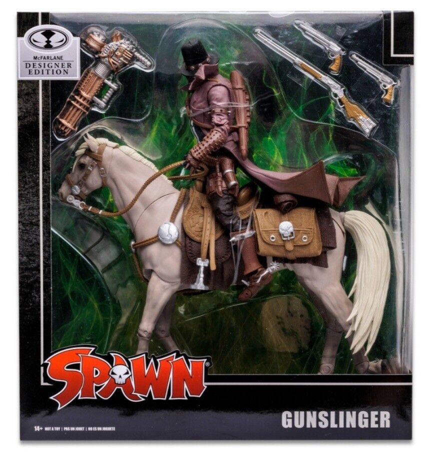 Mcfarlane Toys Gunslinger Spawn with Horse Designer Edition Gamestop Exclusive🔥