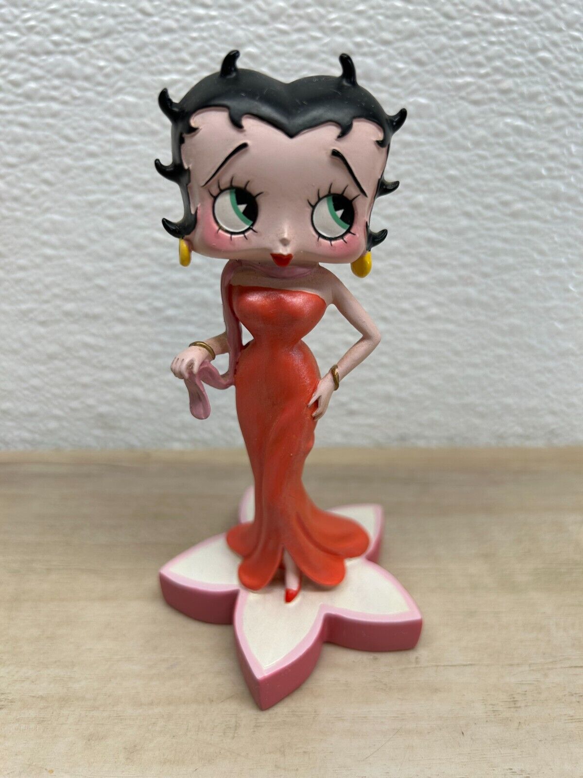 2006 Betty Boop Calendar Girl Series # 3 Red Dress Miss May Porcelain Figurine
