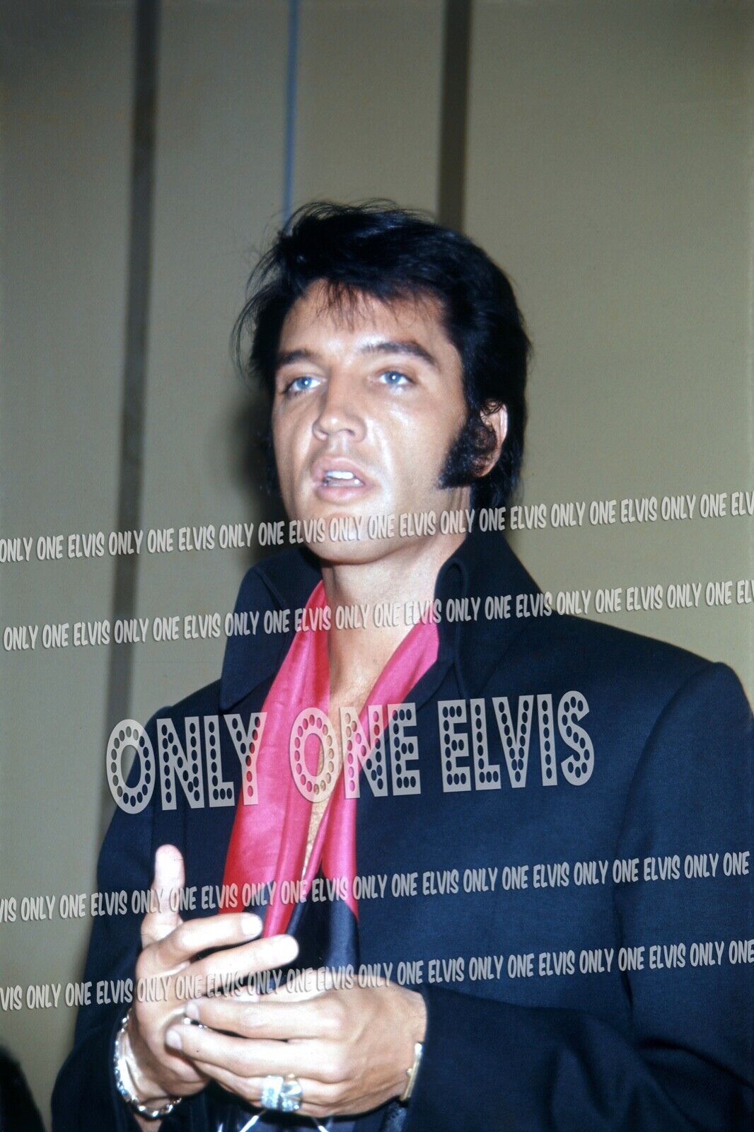 1969 ELVIS PRESLEY August Press Conference Las Vegas (PHOTO) NEW 003