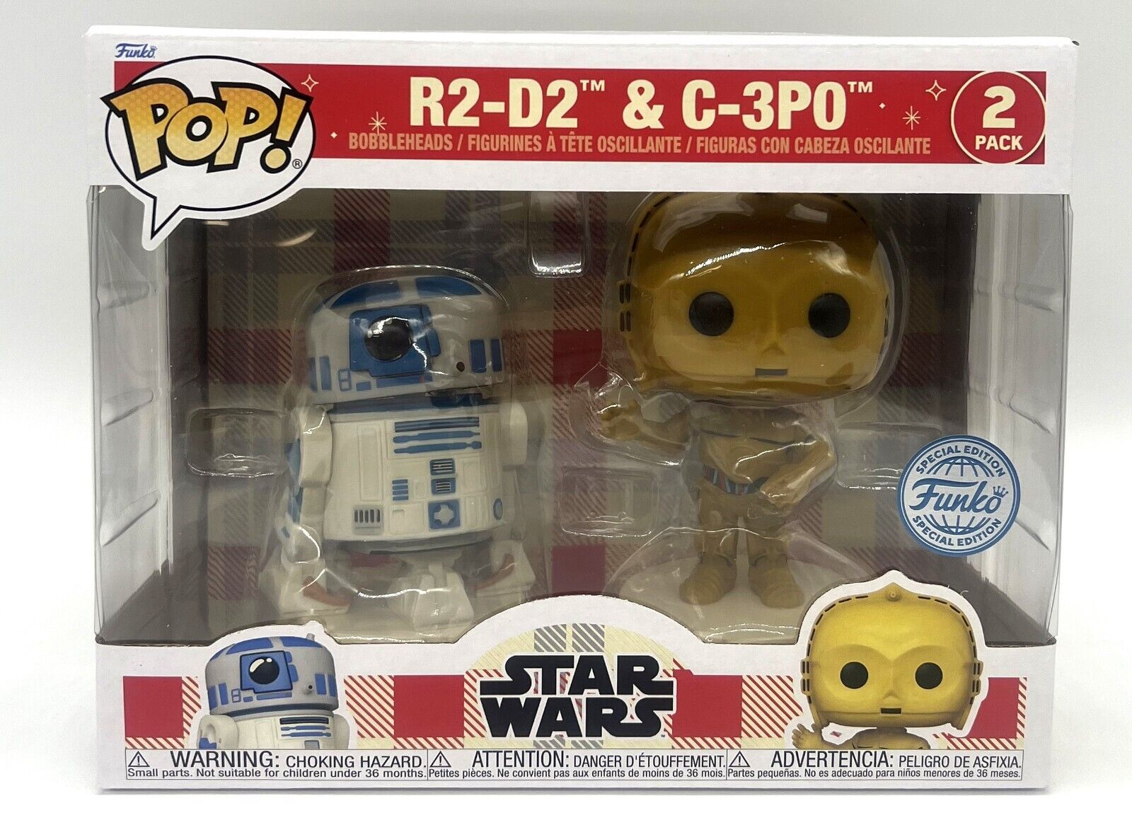 Funko Pop D100 Retro Star Wars R2-D2 & C-3PO 2 Pack Funko Special Edition