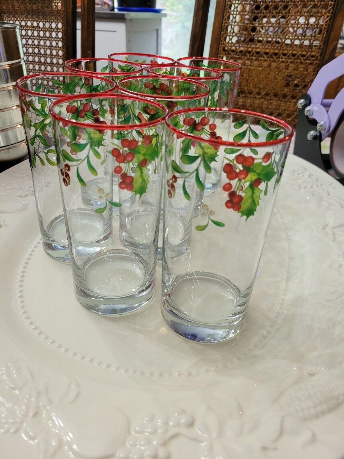 Better Homes And Gardens Winter Forest Water Glasses
