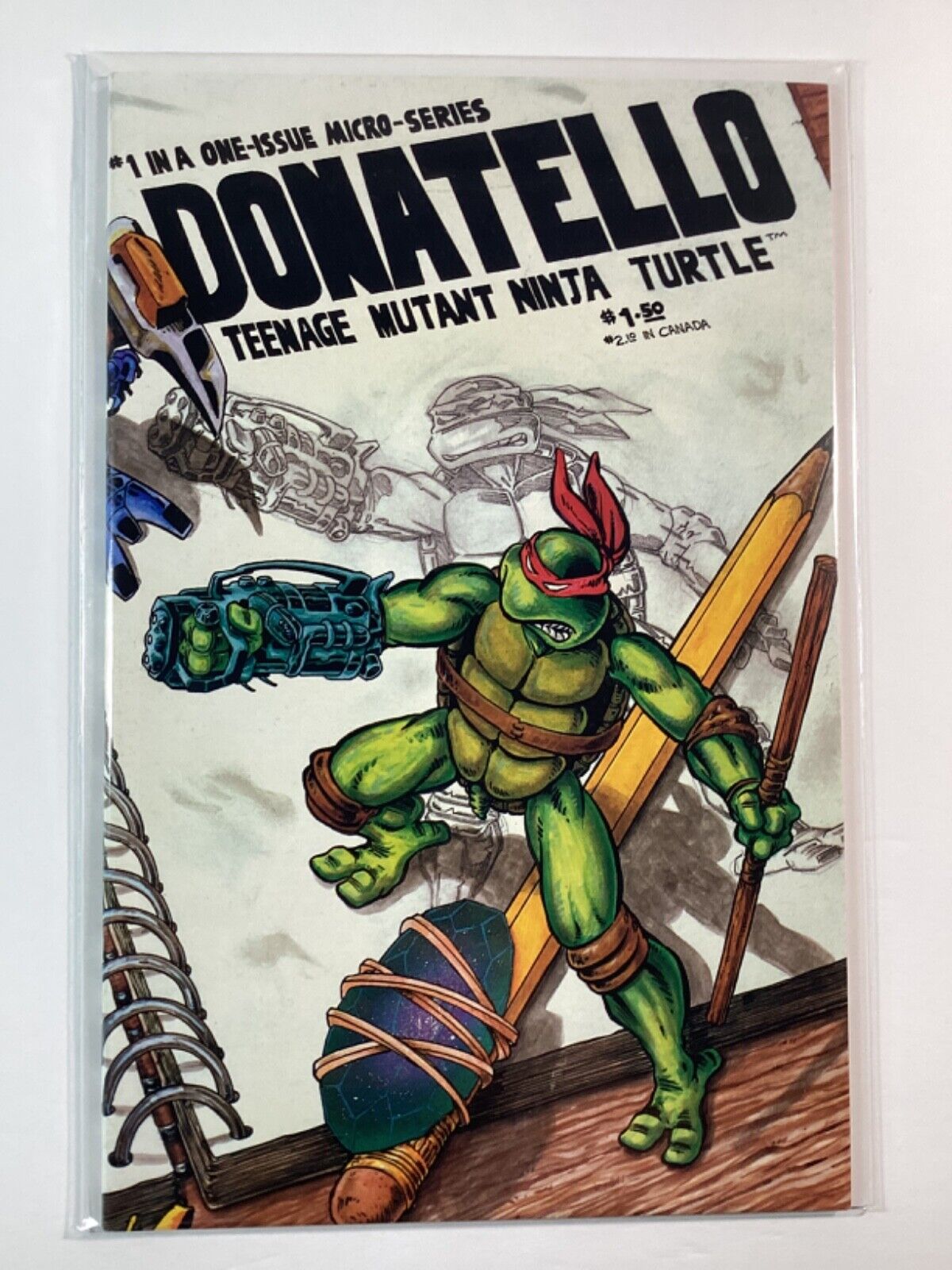 Donatello (1986 Mirage Studios) Teenage Mutant Ninja Turtles #1 VF 8.0 Laird Cvr