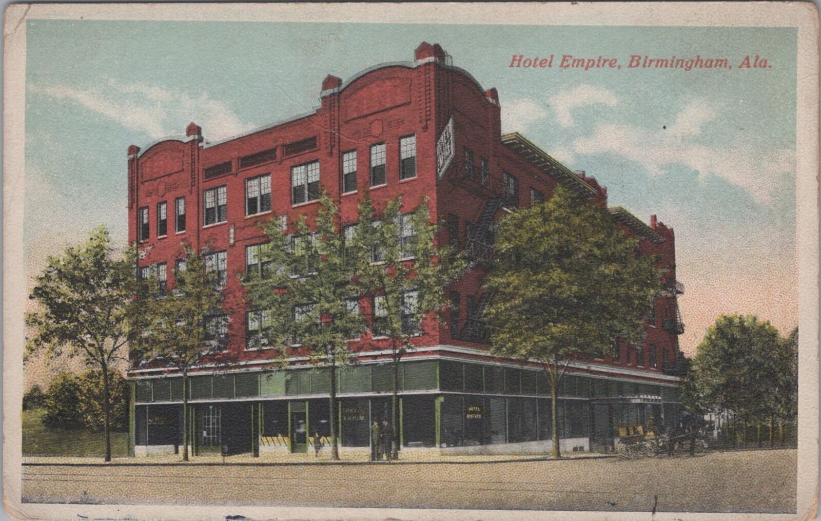 Postcard Hotel Empire Birmingham AL 