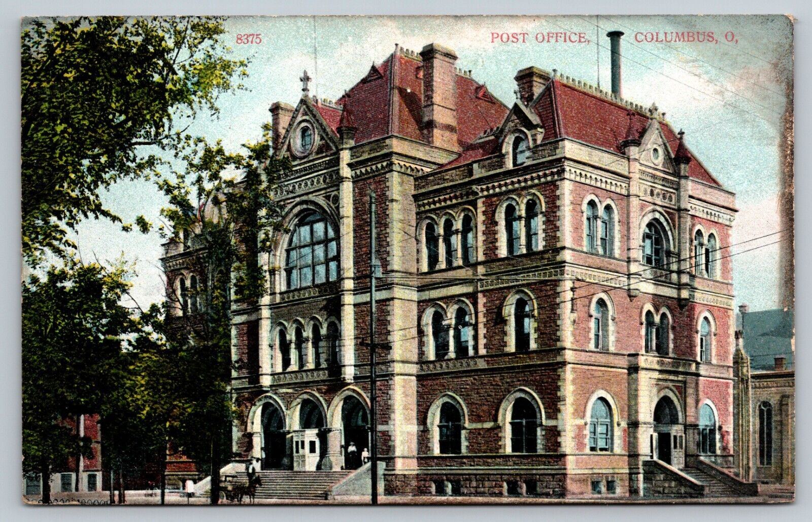Post Office Columbus OH Unposted DB Postcard