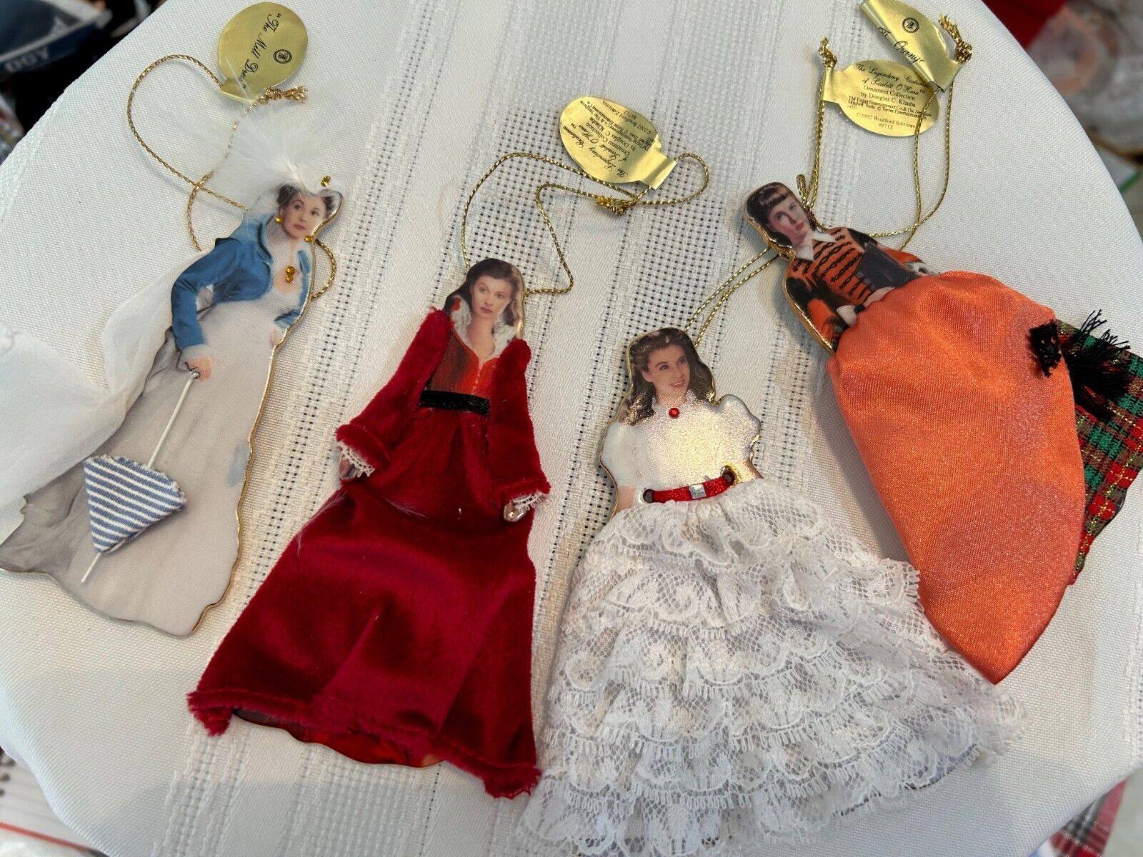 Gone With The Wind Bradford Exchange Ornaments
