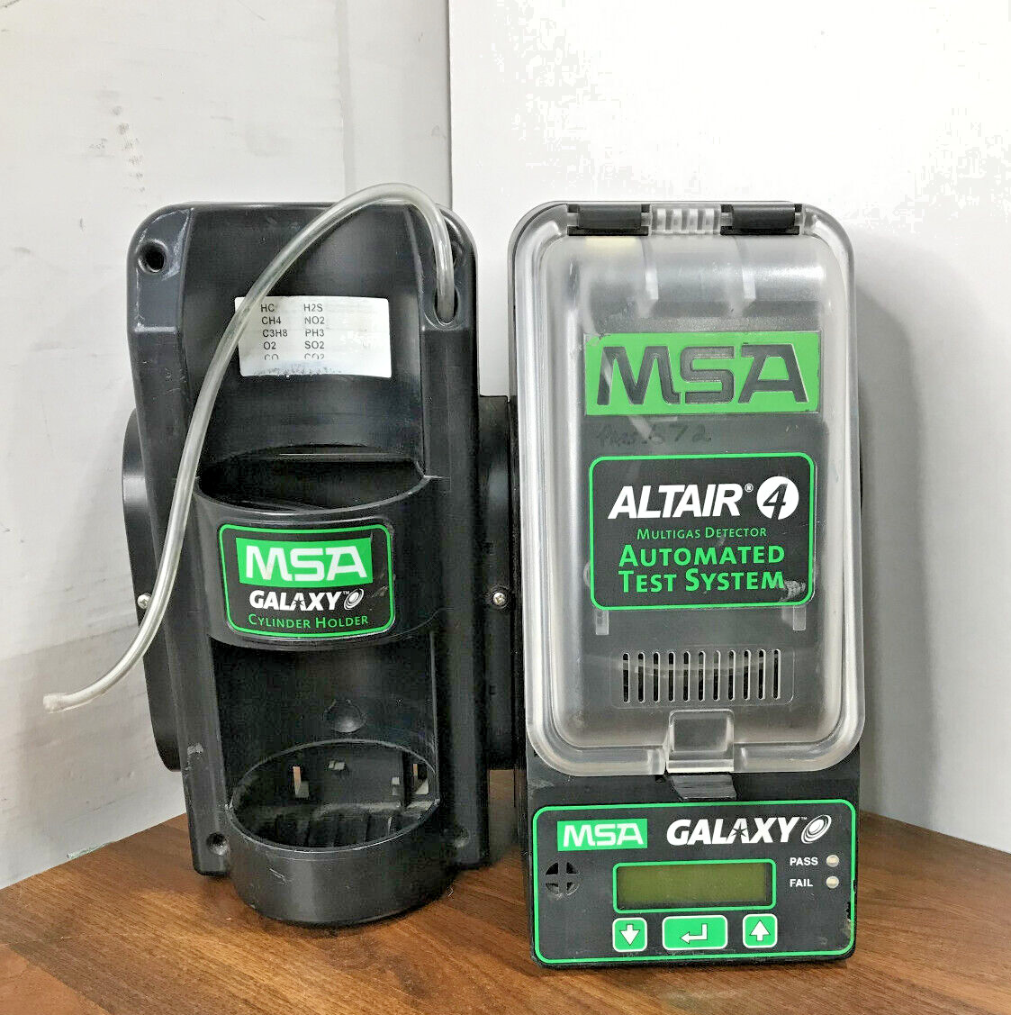 MSA Galaxy Automated Test System Altair 4 with Cylinder Holder Power Tested ONLY
