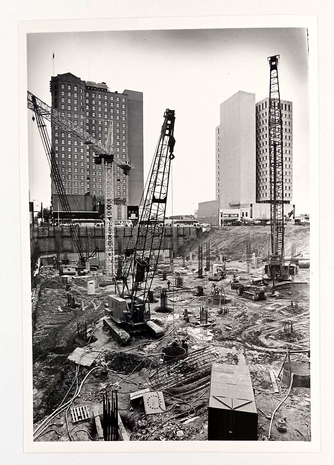 1982 Charlotte North Carolina Independence Center Construction VTG Press Photo