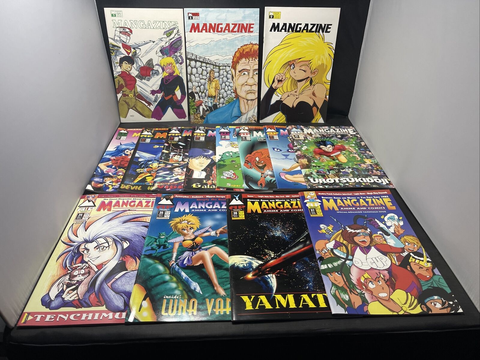 Mangazine #5,8-9,26-37 Mix Lot Of 15 Antarctic Press HTF Rare Vol.1-2 1990-1995