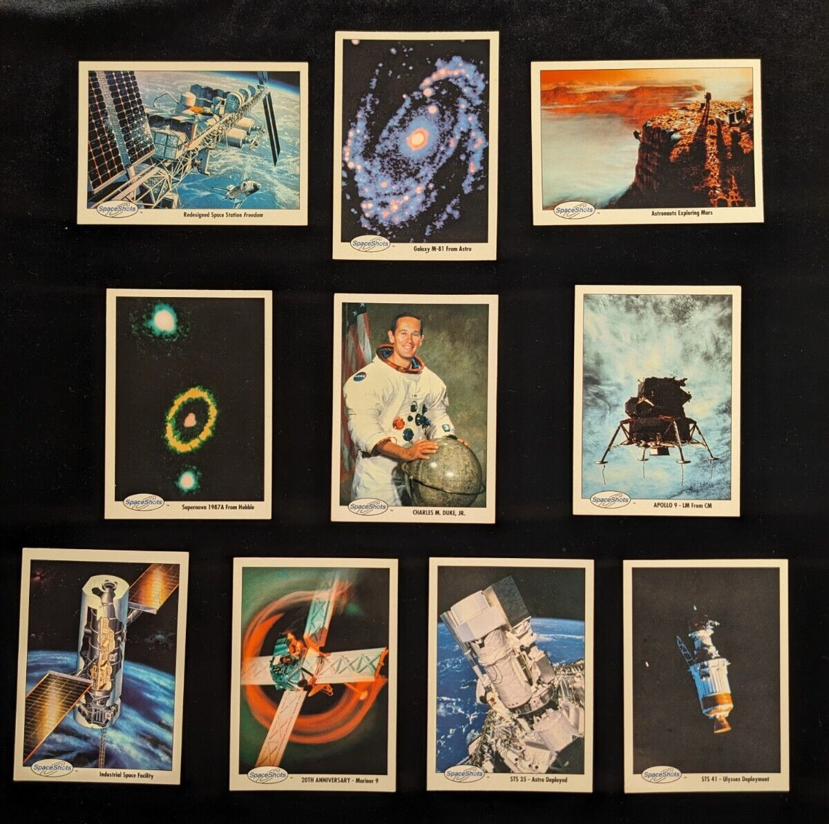 Lot of 10 Nasa Space Shots Series Two Space Ventures Trading Cards