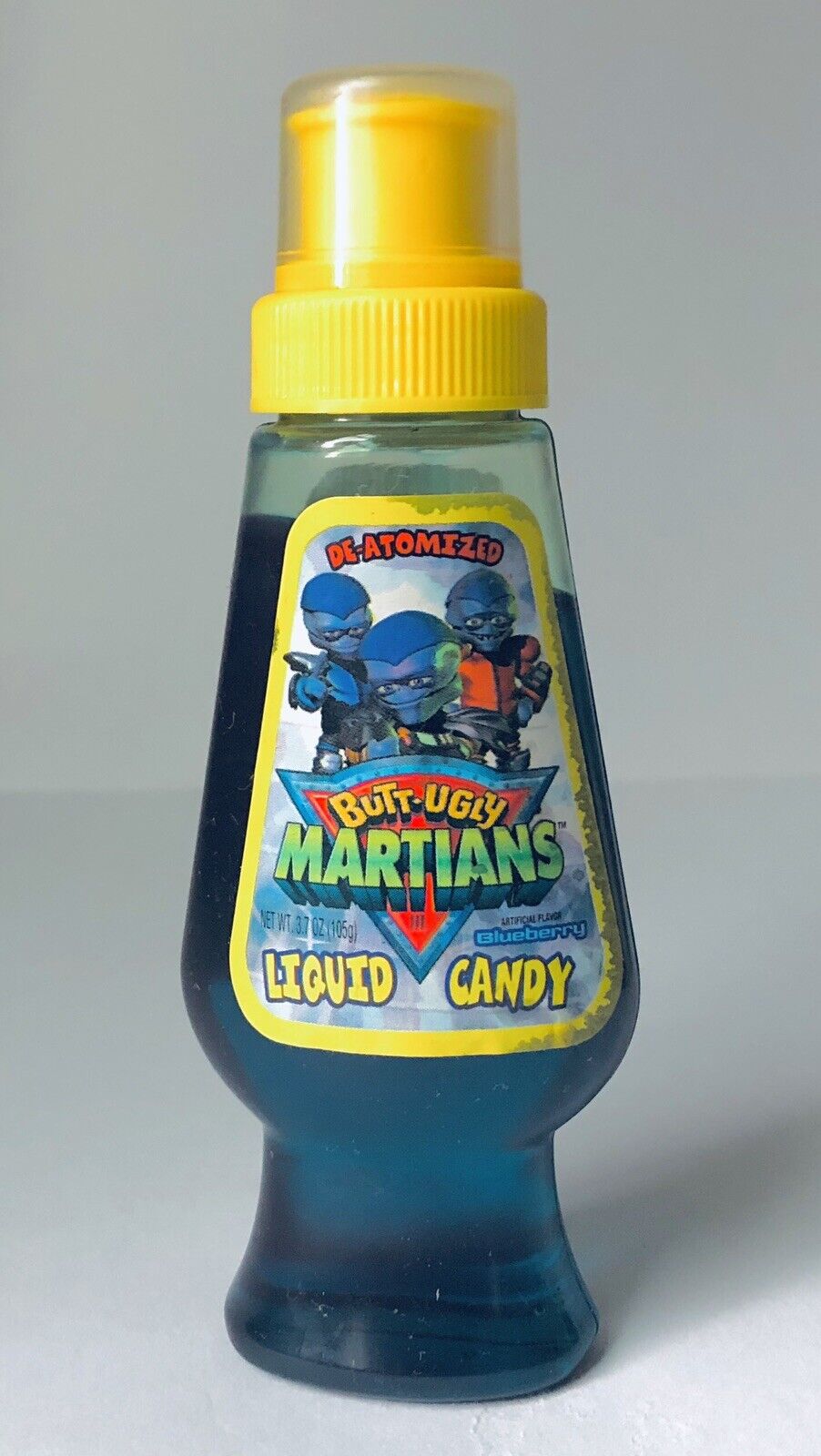 Vintage 2001 Amurol BUTT UGLY MARTIANS Liquid Candy LAVA LICK 4.25” Container