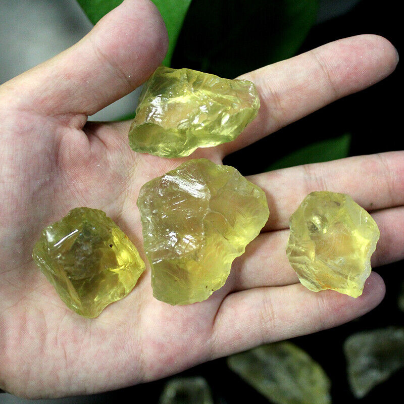 100g 0.22 lb Natural Raw Rough Yellow Citrine Crystal Stone Collection Quartz