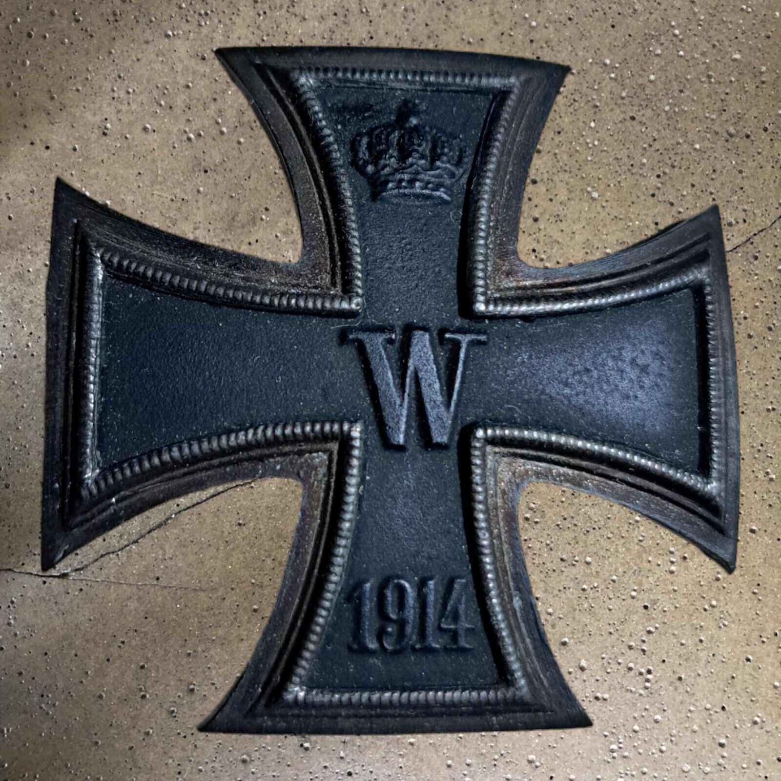 WW1 Vaulted Iron Cross 1-5/8 ☆Mint