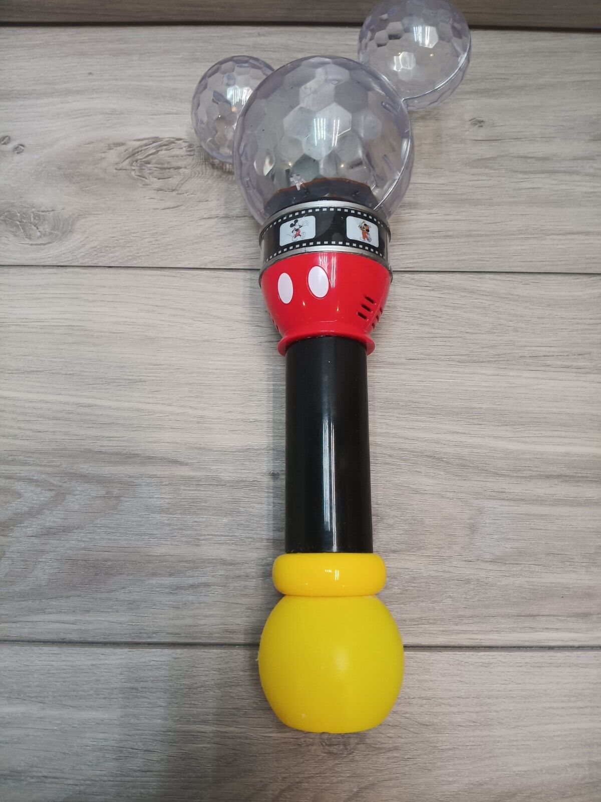 Disneyland Mickey Mouse Film Strip Light Up Bubble Wand Tested Sound And Bubbles