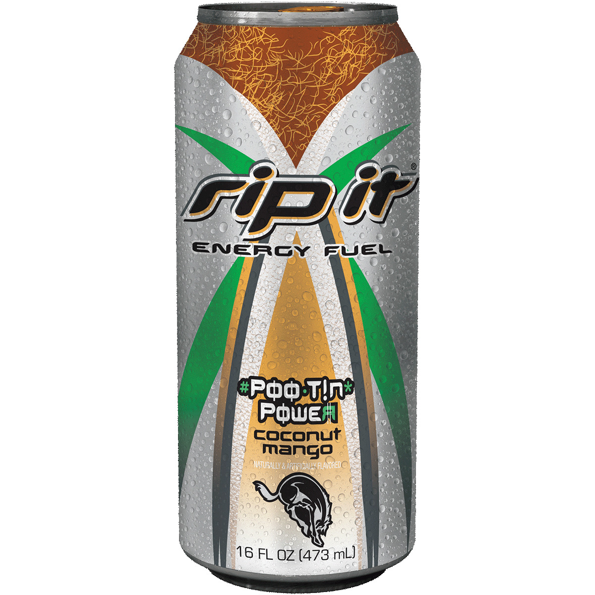 24 Pack Rip It Energy Drink #POO-TN* POWER Edition Cans Pootin Coconut Mango
