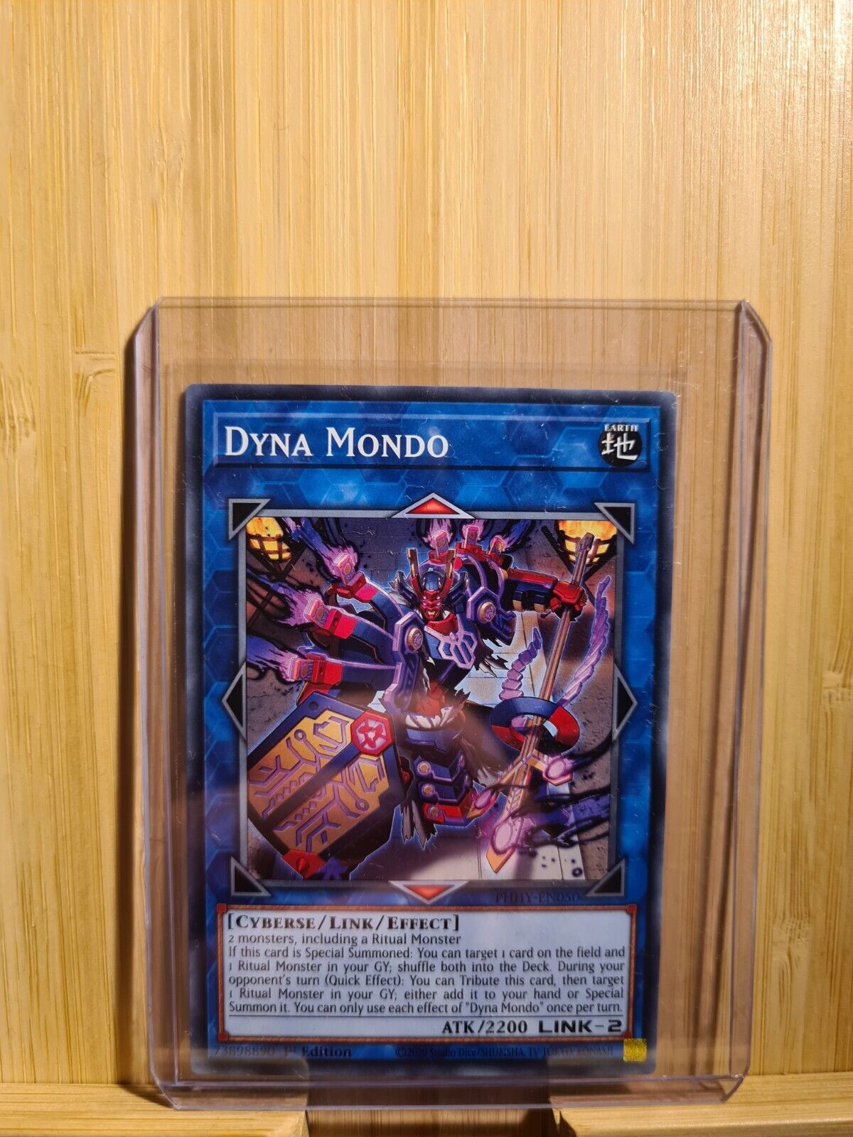 PHHY-EN050 Dyna Mondo Single 1st Edition YuGiOh Cards