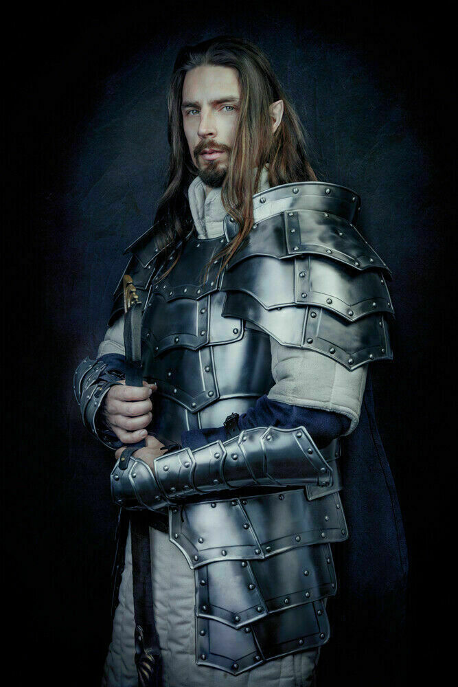 Christmas 18GA Steel Medieval Knight VLADIMIR TORSO Full Suit Of Armor Warrior