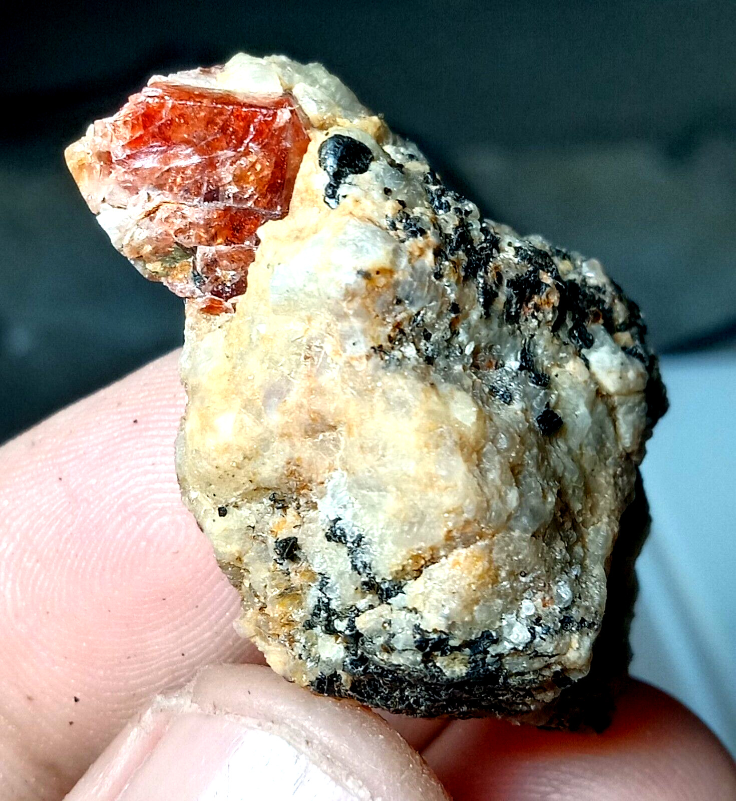 115 carat Beautiful Zircon crystal specimen @ Astor valley Gilgit skardu