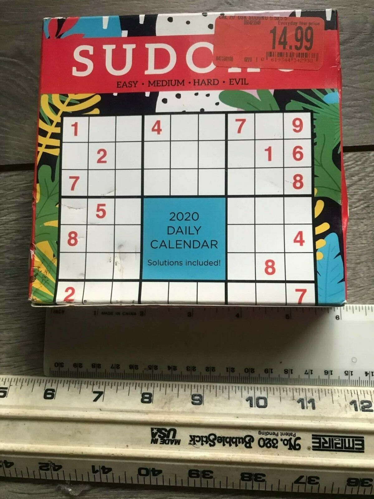 20/20 Daily Desktop Calendar Sudoku