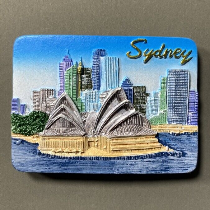 Australia Sydney Opera House Tourist Souvenir Gift 3D Resin Fridge Magnet