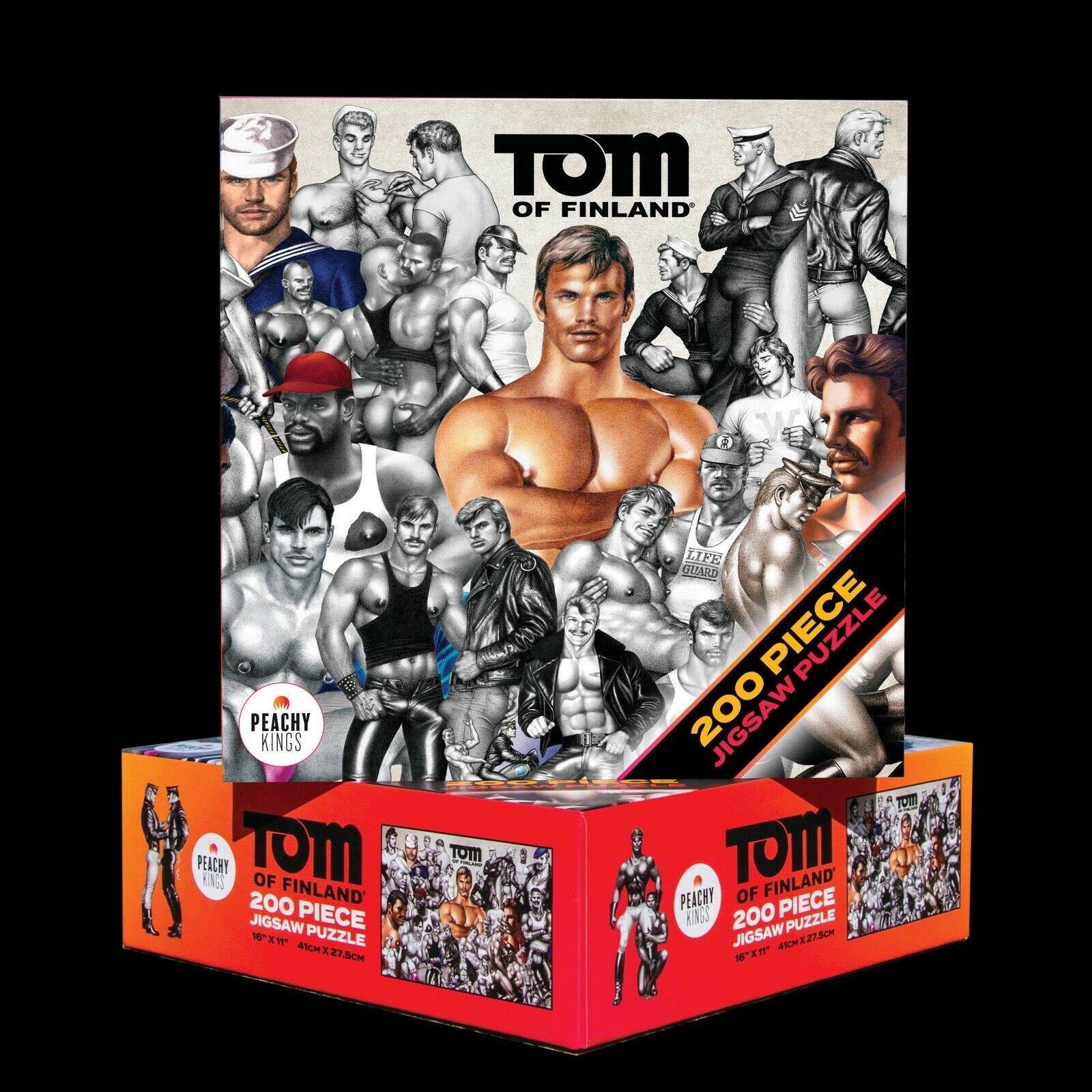 Tom of Finland Jigsaw Puzzle (Gay Pride, Queer, LGBTQ, Leather Pants, Game)