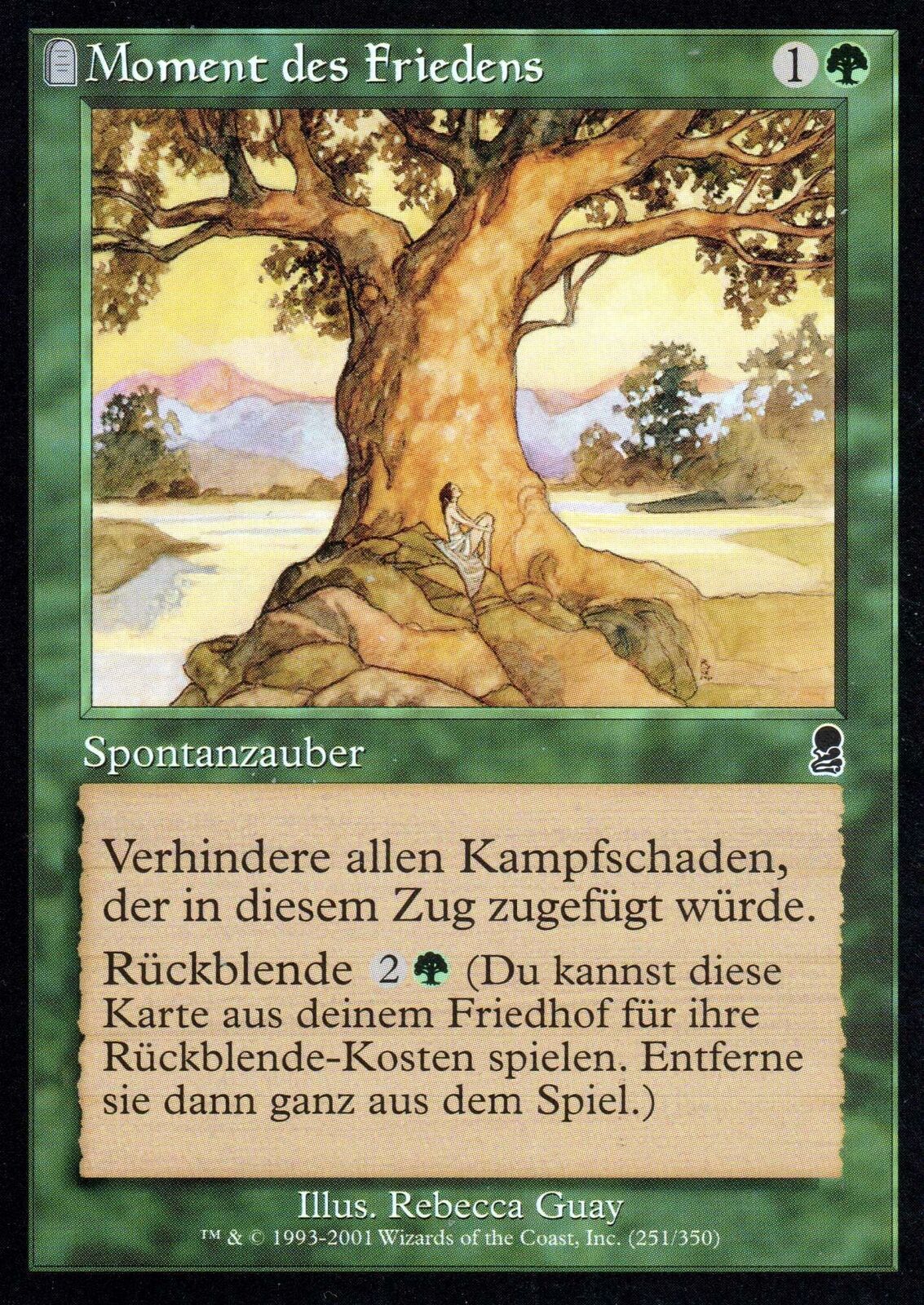 Moment of Peace / Moment\'s Peace | EX | Odyssey | GER | Magic MTG