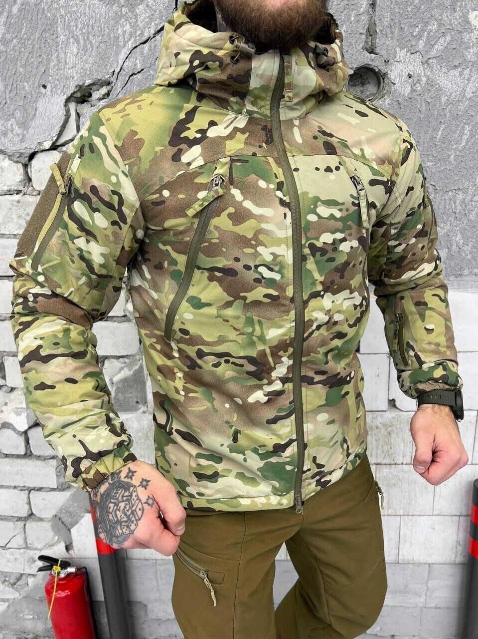 Winter tactical multicam jacket, men's winter waterproof jacket, windproof new