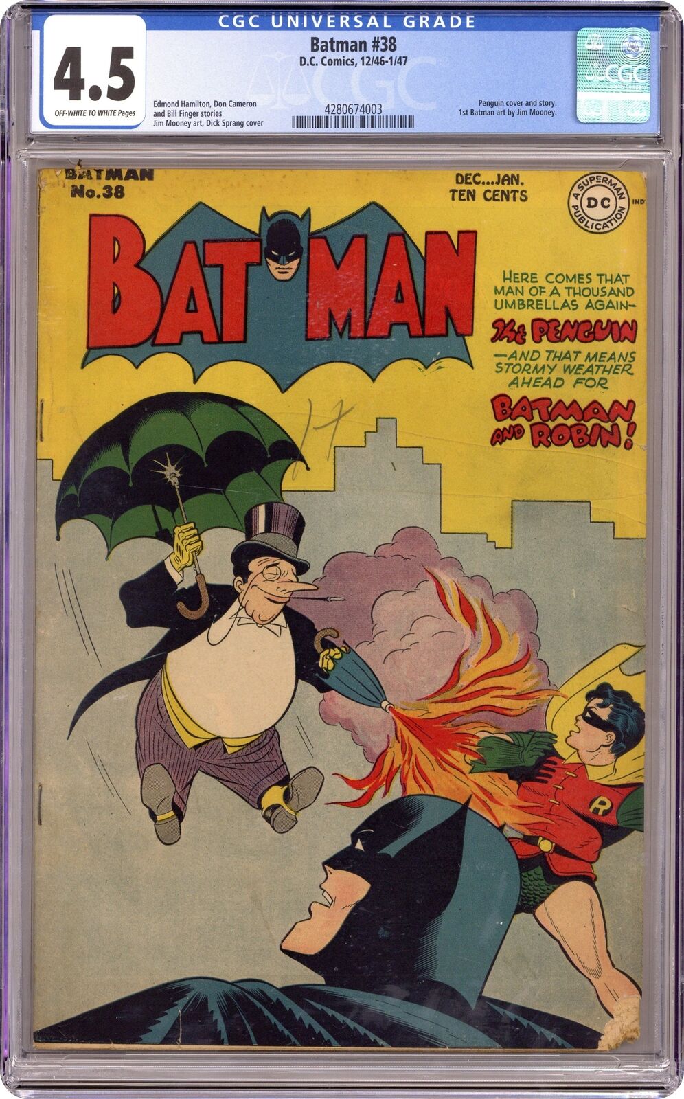 Batman #38 CGC 4.5 1947 4280674003