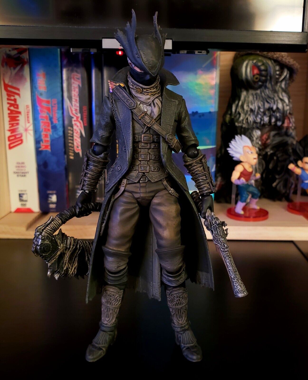 Figma 367 Game Bloodborne Hunter PVC Action Figure Collectible Model Toys In Box