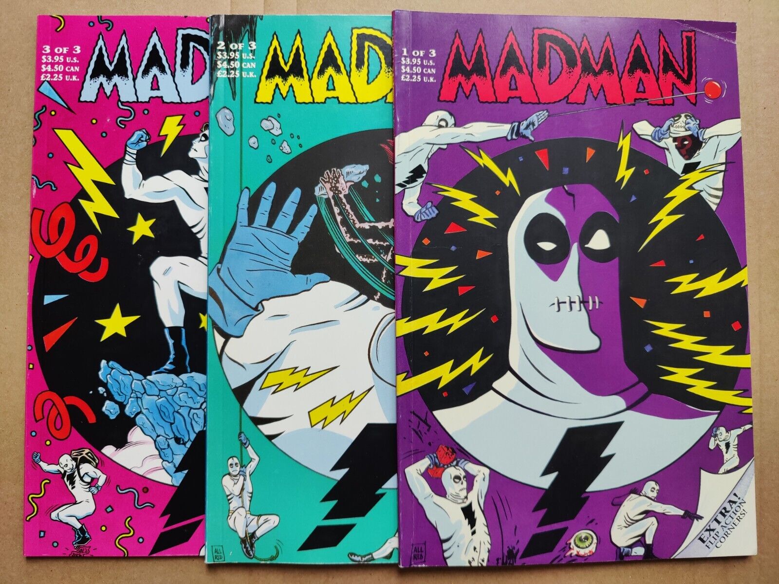Madman #1-3 (1992 Tundra Publishing) Midgrade Michael Allred