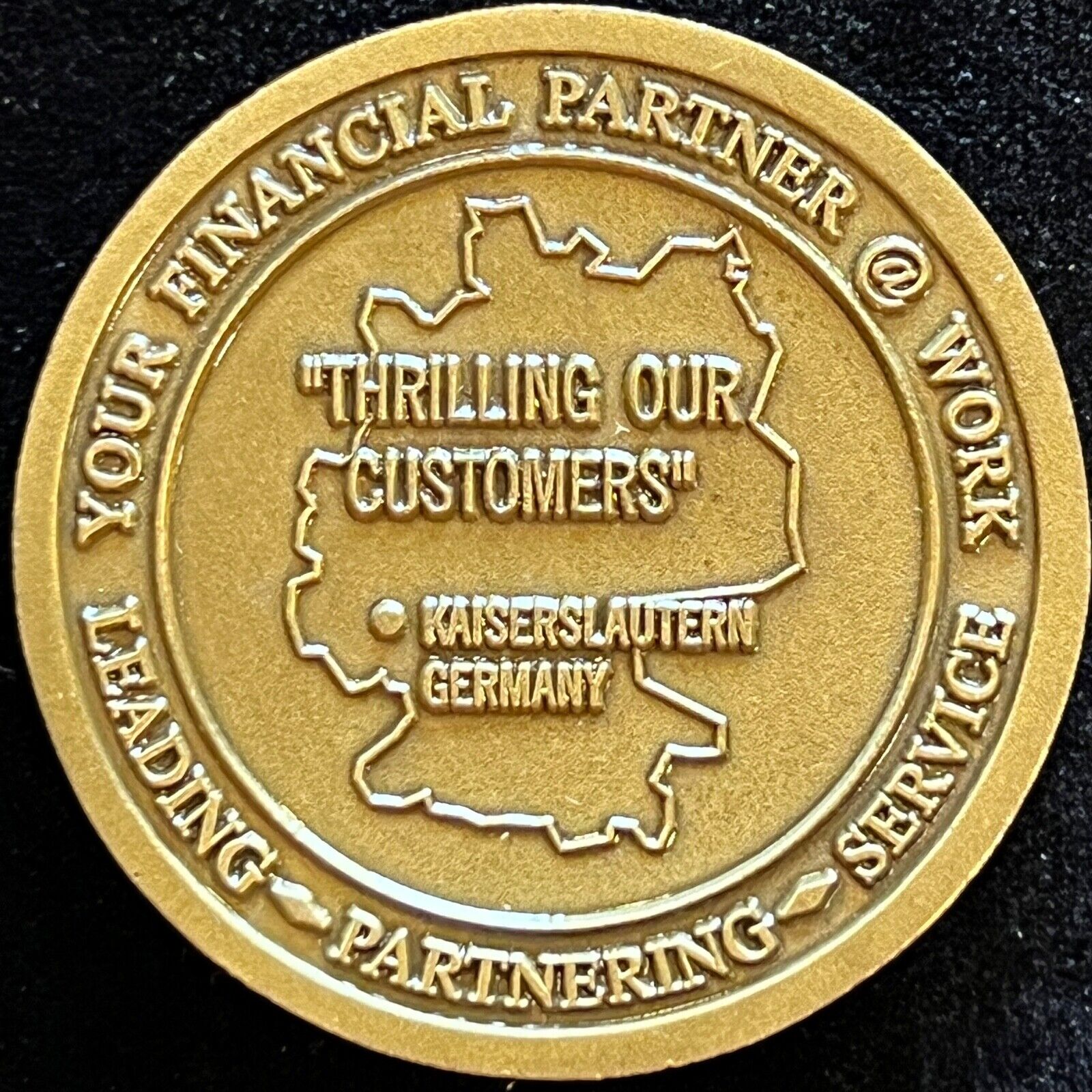 Defense Finance and Accounting Services DFAS Europe Challenge Coin