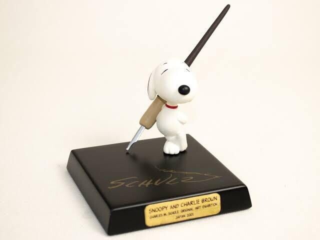 Snoopy Charles M. Schulz Original Art Exhibition  Objects 2001 Figure RARE