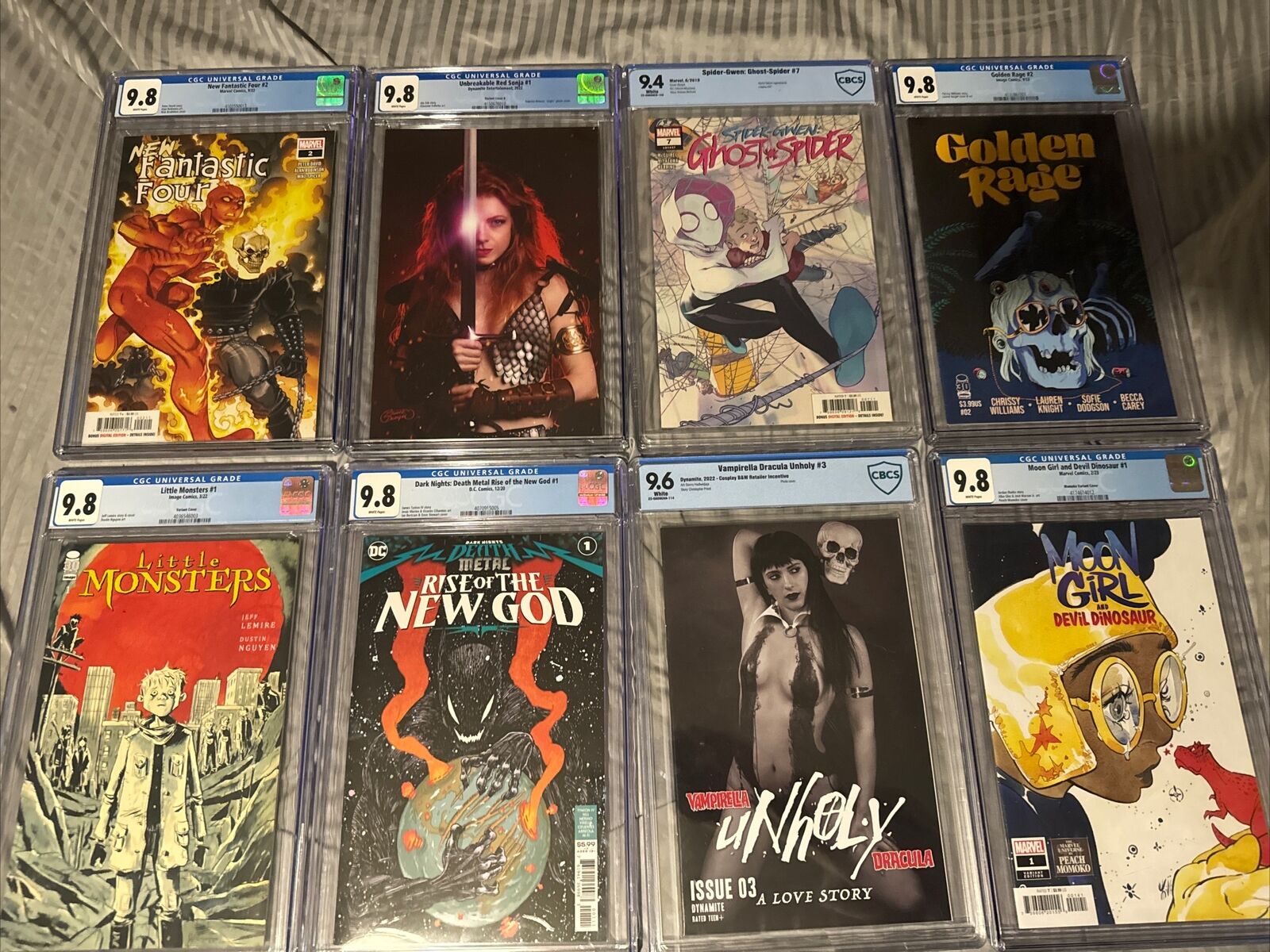 Pick Any 2 Slabs Cgc Comics For $45. Fantastic Four, Red Sonja, Moon Girl, Gwen