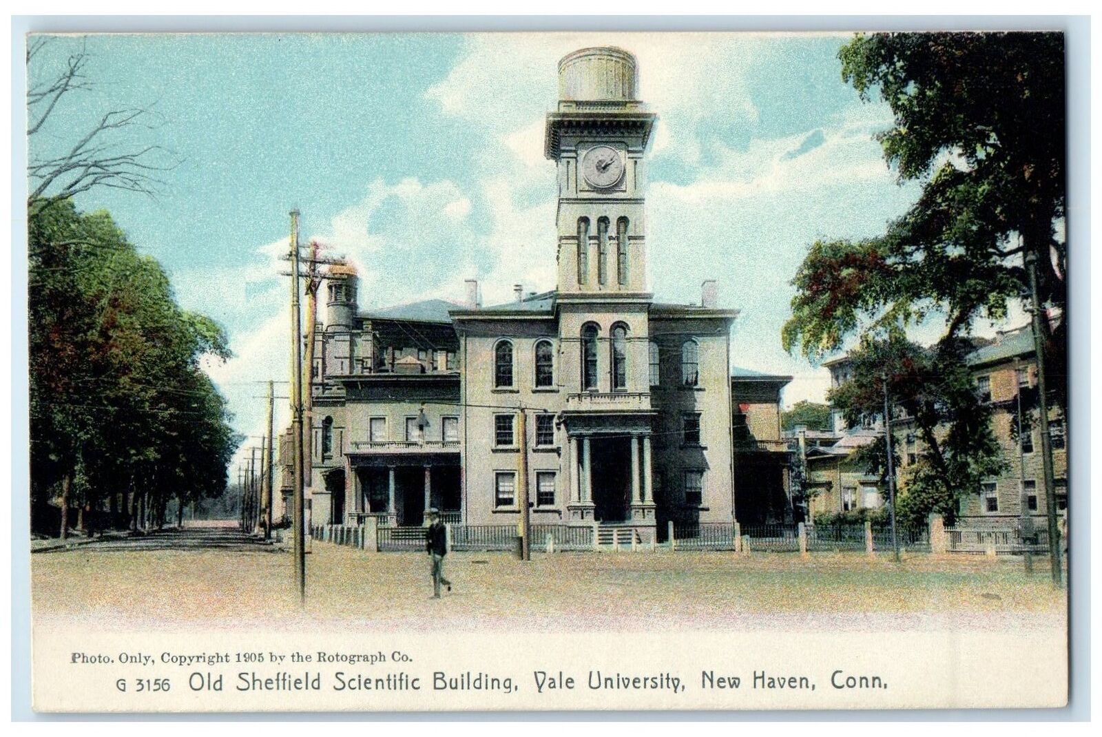 c1905s Sheffield Scientific Bldg. Yale University New Haven Connecticut Postcard
