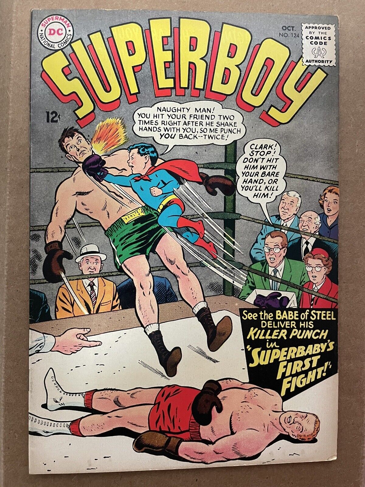 Superboy #124 (DC, 1965) FN; 1st Insect Queen