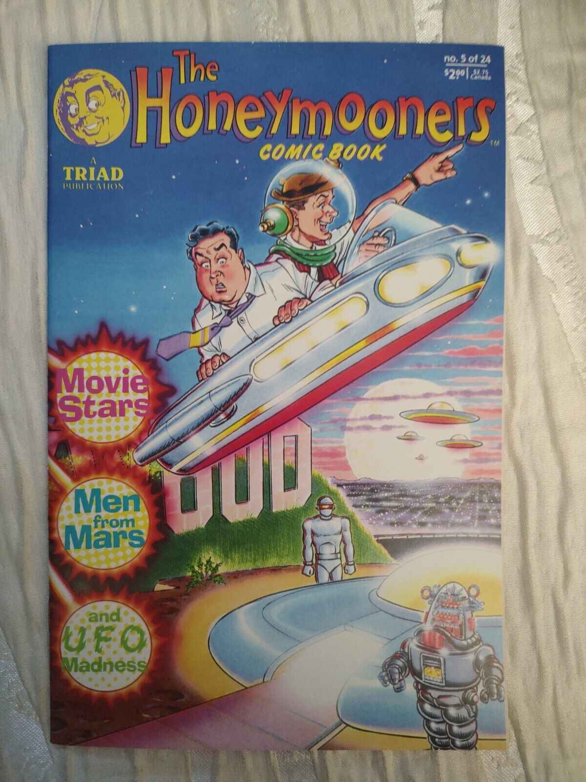 Cb26~comic book~rare the honeymooner's men from Mars UFO madness