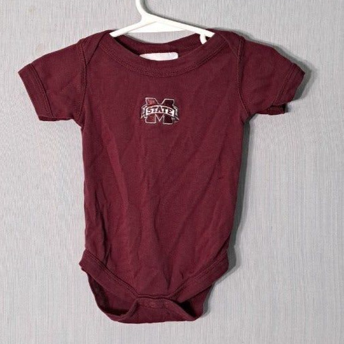 Mississippi State University One Piece By Two Feet Ahead Size 12 Month