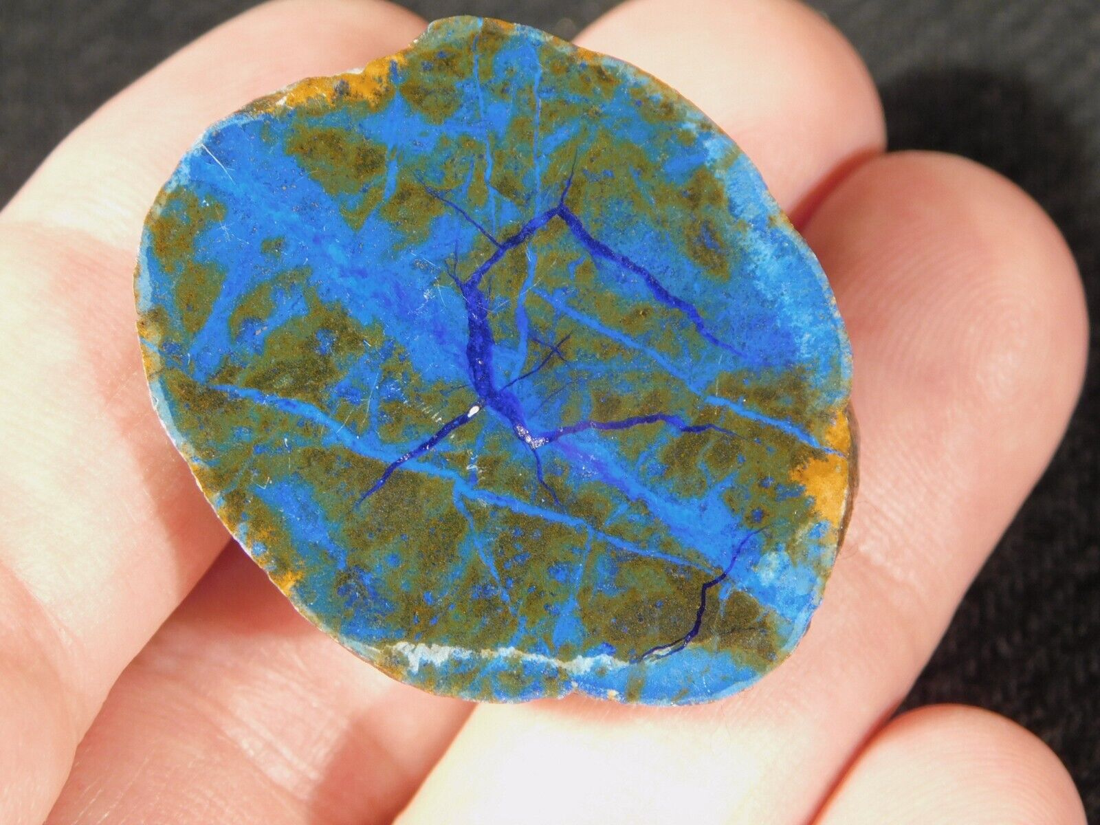 Deep BLUE Azurite Nodule Polished From Russia 23.7gr