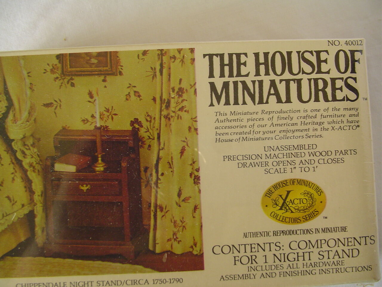 Doll Furniture House Of Miniatures Chippendale Night Stand
