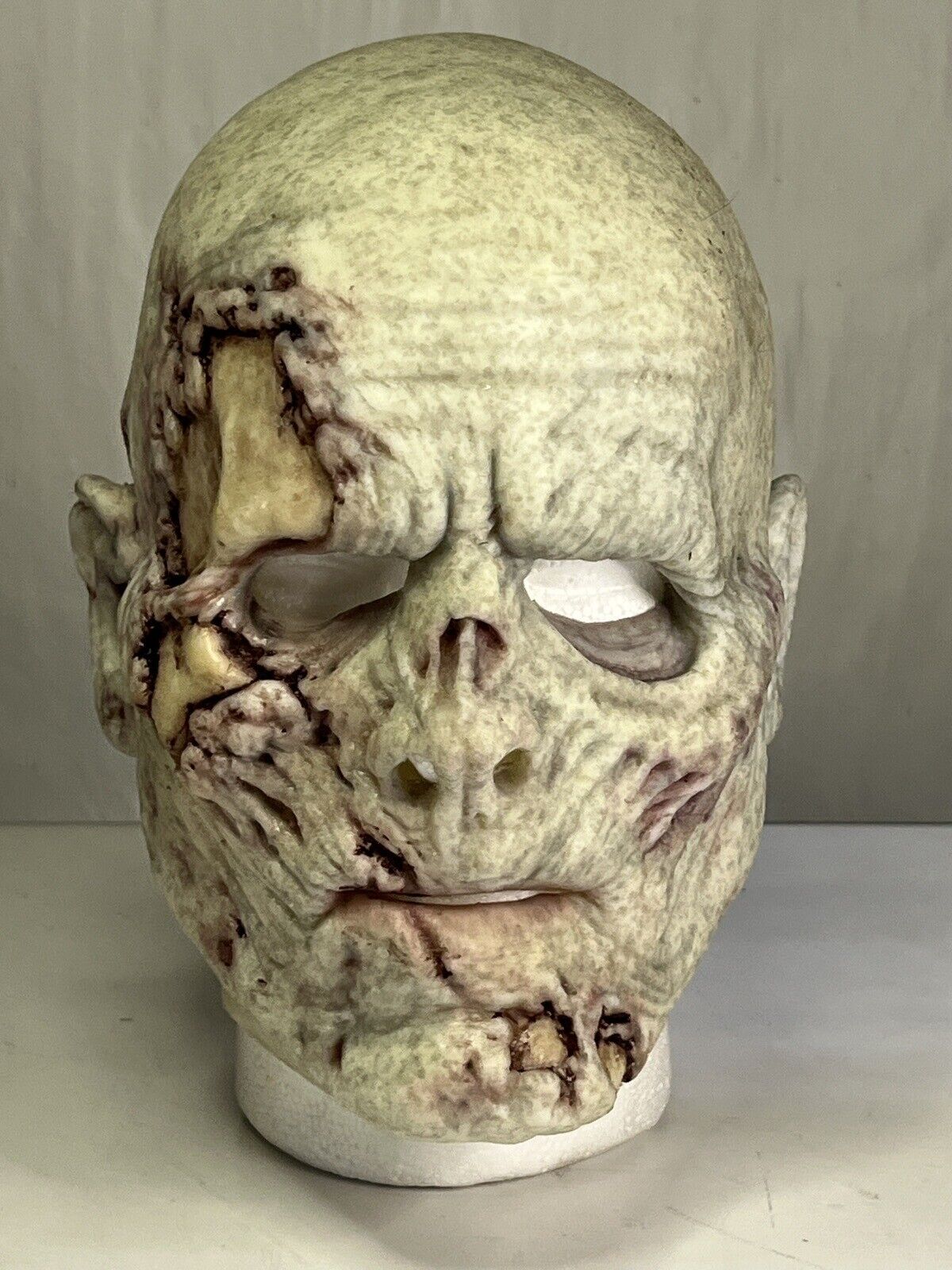 Immortal Masks Decayed Silicone Half Mask in PalePaint