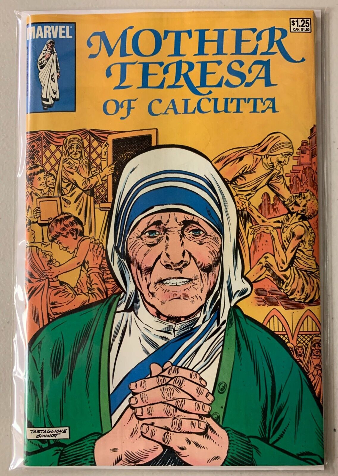 Mother Teresa of Calcutta #1 Marvel (8.0 VF) (1984)