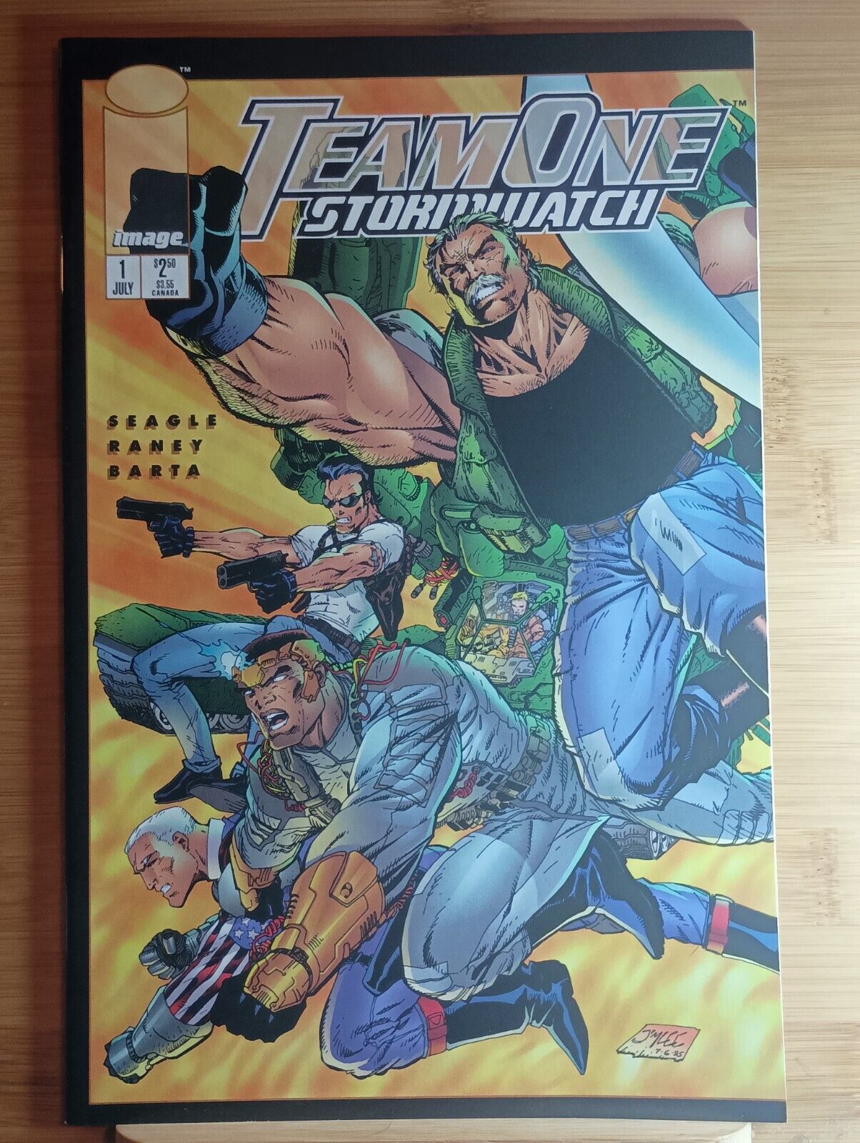 1995 Image Comics Team One Stormwatch 1 Jim Lee Cover Artist  