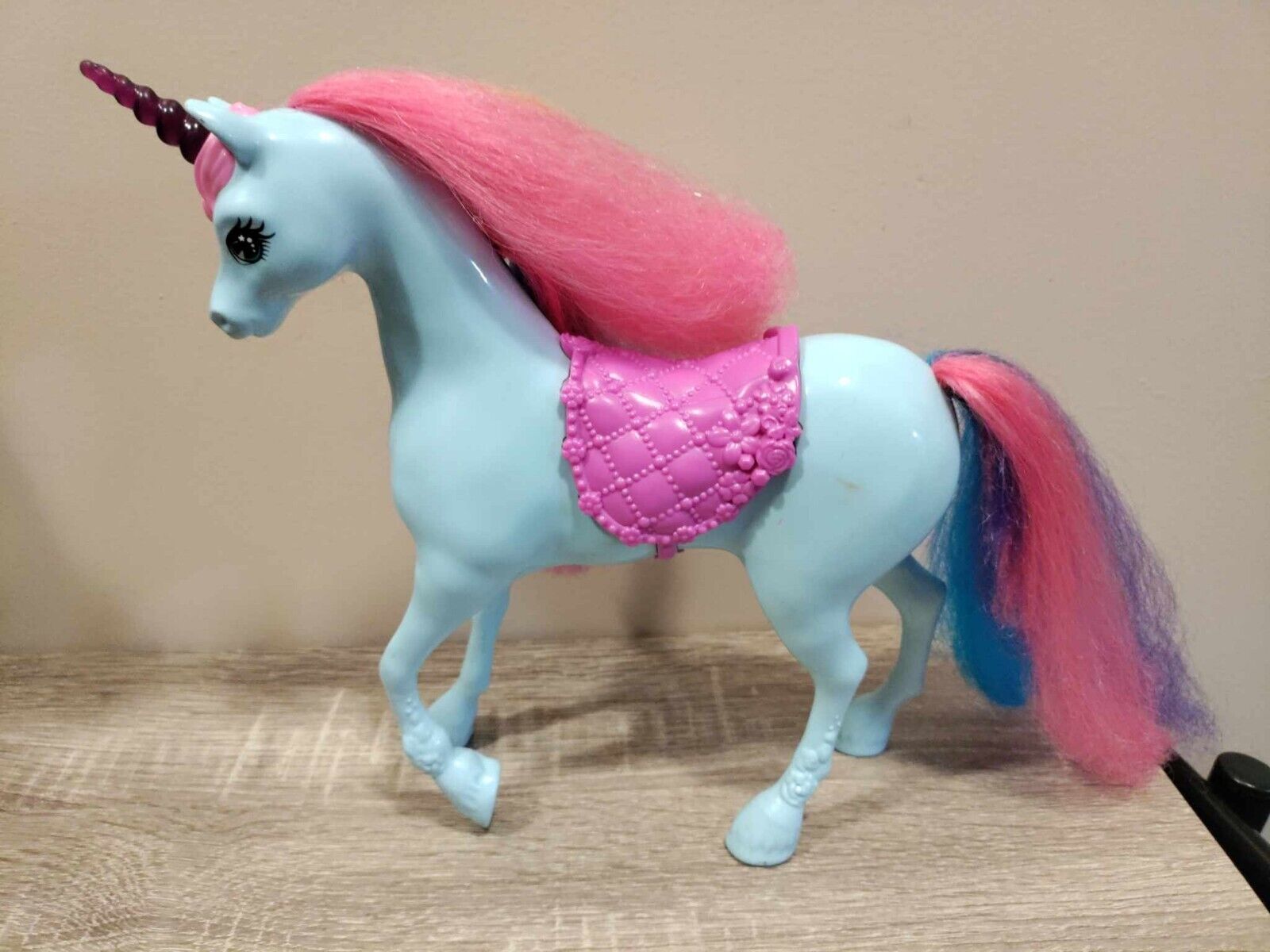 RARE Mattel Barbie Doll Unicorn Toy Rainbow Hair Streaks Blue and Purple Body