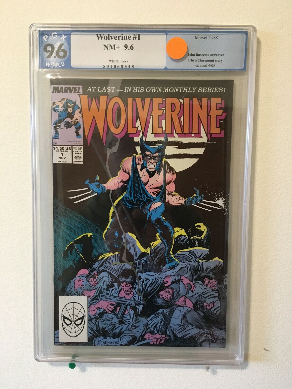 Wolverine #1 1st App of Wolverine as Patch Key Issue 9.6 PGX